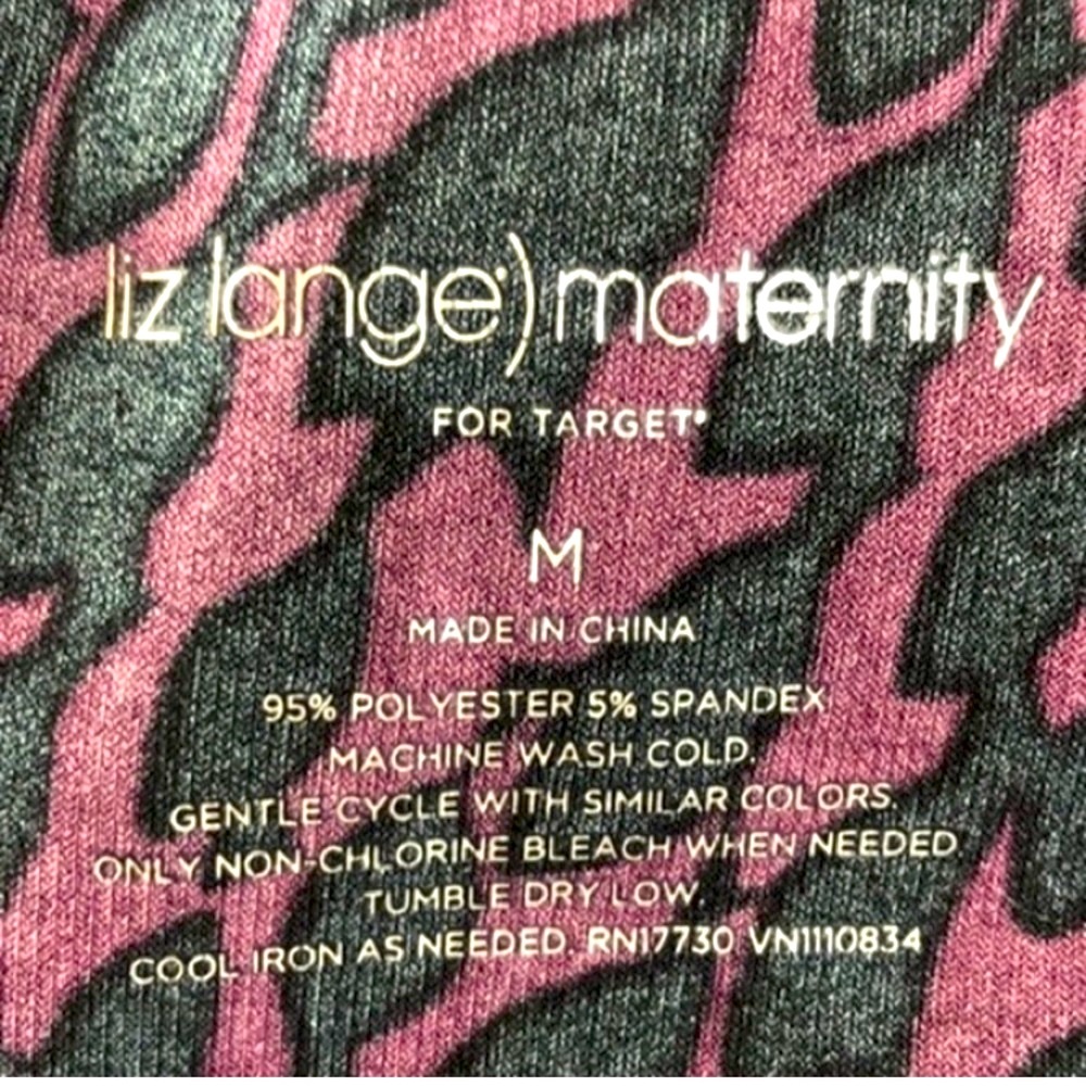 LIZ LANGE MATERNITY Sleeveless V-neck Stretchy Ombré Dress size M - Picture 7 of 7